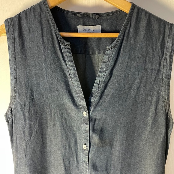 “Denim" Look Maxi Dress - Picture 3 of 4